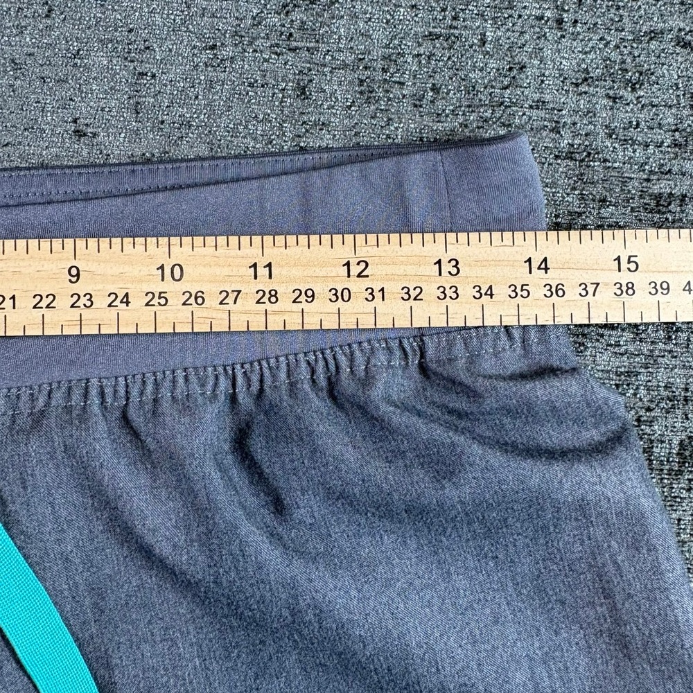 FIGS Scrub Pants Womens XS Grey Technical Collection Teal Drawstring Yoga Waist - Picture 3 of 13